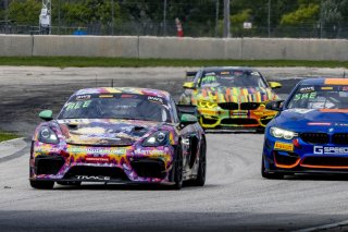#66 Porsche 718 Cayman GT4 RS Clubsport of Derek DeBoer and Jason Alexandris, The Racers Group, GT4 America, Am, SRO America, Road America, Elkhart Lake, WI, August 2022
 | Brian Cleary/SRO