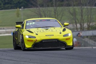 #55 Aston Martin Vantage AMR GT4 GT4 of Moisey Uretsky and Justin Piscitelli, Accelerating Performance, GT4 America, Pro-Am, SRO America, Road America, Elkhart Lake, WI, August 2022
 | Brian Cleary/SRO