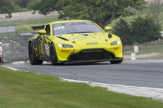 #55 Aston Martin Vantage AMR GT4 GT4 of Moisey Uretsky and Justin Piscitelli, Accelerating Performance, GT4 America, Pro-Am, SRO America, Road America, Elkhart Lake, WI, August 2022
 | Brian Cleary/SRO