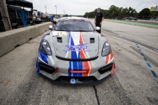 #17 Porsche 718 Cayman GT4 RS Clubsport of Dr. James Rappaport and Todd Hetherington, The Racers Group, GT4 America, Am, SRO America, Road America, Elkhart Lake, WI, August 2022
 | Brian Cleary/SRO