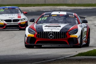 #34 Mercedes-AMG GT4 of Gavin Sanders and Michai Stephens, Conquest Racing/WF Motorsports, GT4 America, Silver, SRO America, Road America, Elkhart Lake, WI, August 2022
 | Brian Cleary/SRO
