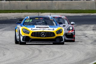 #4 Mercedes AMG GT4 of Zane Hodgen and Cameron Lawrence, Lone Star Racing, GT4 America, Pro-Am, SRO America, Road America, Elkhart Lake, WI, August 2022
 | Brian Cleary/SRO
