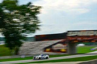 #120 Porsche 718 Cayman GT4 CLUBSPORT MR P of Adam Adelson and Elliott Skeer, Premier Racing, GT4 America, Pro-Am, SRO America, Road America, Elkhart Lake, Wisconsin, August 2022.
 | Fred Hardy | SRO