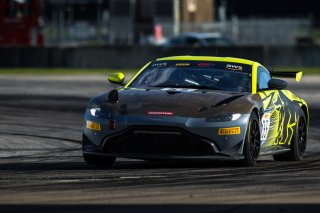 #55 Aston Martin Vantage AMR GT4 GT4 of Moisey Uretsky and Justin Piscitelli, Accelerating Performance, GT4 America, Pro-Am, SRO America, Sebring International Raceway, Sebring, FL, September 2022.
 | Fabian Lagunas/SRO             