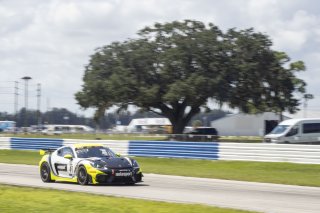 #47 Porsche 718 Cayman GT4 RS Clubsport of Scott Noble and Jason Hart, NOLASPORT, GT4 America, Pro-Am, SRO America, Sebring International Raceway, Sebring, FL, September 2022.
 | Brian Cleary/SRO