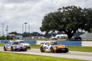 #19 Porsche 718 Cayman GT4 RS Clubsport of Alain Staid and Kris Wilson, NOLASPORT, GT4 America, Pro-Am, SRO America, Sebring International Raceway, Sebring, FL, September 2022.
 | Brian Cleary/SRO
