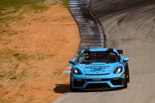 #3 Porsche Cayman GT4 CLUBSPORT-MR of Andy Pilgrim Regal Motorsports LLC/Bartone Bros, GT America Powered by AWS, GT4, SRO America, Sebring Int’l Raceway, Sebring Florida, September 2022
 | Regis Lefebure/SRO