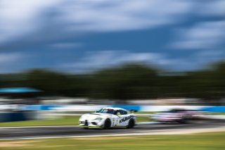 #72 Toyota GR Supra GT4 of Anthony Geraci and Jaden Lander, KRUGSPEED, GT4 America, Am, SRO America, Sebring International Raceway, Sebring, FL, September 2022.
 | Fabian Lagunas/SRO             