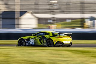 #55 Aston Martin Vantage AMR GT4 GT4 of Moisey Uretsky and Justin Piscitell, Accelerating Performance, GT4 America, Pro-Am, SRO America, Indianapolis Motor Speedway, Indianapolis, Indiana, Oct 2022.
 | Regis Lefebure/SRO