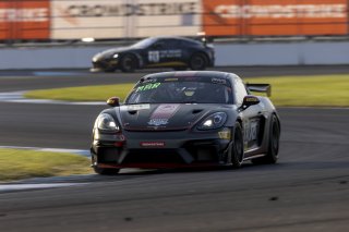 #83 Porsche718 Cayman GT4 RS Clubsport of Juan Martinez and Nelson Calle, RS1, GT4 America, Am, SRO America, Indianapolis Motor Speedway, Indianapolis, Indiana, Oct 2022.
 | Regis Lefebure/SRO