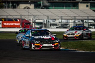 #36 BMW M4 GT4 of James Clay and Charlie Postins, BimmerWorld, GT4 America, Am, SRO America, Indianapolis Motor Speedway, Indianapolis, Indiana, Oct 2022.
 | Fabian Lagunas/SRO        