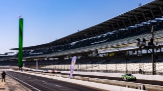 #18 Porsche 718 Cayman GT4 RS Clubsport of Eric Filgueiras and Steven McAleer, RS1, GT4 America, Pro-Am, SRO America, Indianapolis Motor Speedway, Indianapolis, Indiana, Oct 2022.
 | Regis Lefebure/SRO    