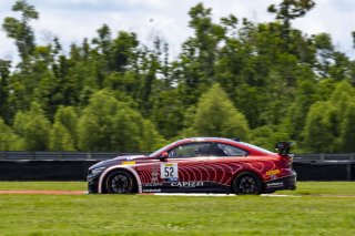 #52 BMW M4 GT4 of Tom Capizzi and John Capestro-Dubets, Auto Technic Racing, GT4 America, Pro-Am, SRO America, New Orleans Motorsports Park, New Orleans, LA, May 2022.
 | Brian Cleary/SRO