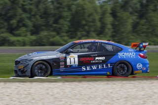 #11 BMW M4 GT4 of Damon Surzyshyn and Gregory Liefoughe, Fast Track Racing, GT4 America, Pro-Am, SRO America, New Orleans Motorsports Park, New Orleans, LA, May 2022.
 | Brian Cleary/SRO