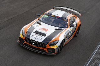 #34 Mercedes-AMG GT4 of Gavin Sanders and Michai Stephens, Conquest Racing/WF Motorsports, GT4 America, Silver, SRO America, New Orleans Motorsports Park, New Orleans, LA, May 2022.
 | Brian Cleary/SRO