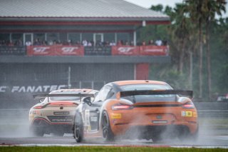 SRO America, New Orleans Motorsports Park, New Orleans, LA, May 2022.#8 Aston Martin Vantage AMR GT4 of Elias Sabo and Andy Lee, Flying Lizards Motorsports, GT4 America, Pro-Am
 | SRO Motorsports Group