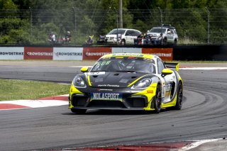 #47 Porsche 718 Cayman GT4 RS Clubsport of Scott Noble and Jason Hart, NOLASPORT, GT4 America, Pro-Am, SRO America, New Orleans Motorsports Park, New Orleans, LA, May 2022.
 | Brian Cleary/SRO