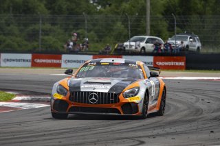 #34 Mercedes-AMG GT4 of Gavin Sanders and Michai Stephens, Conquest Racing/WF Motorsports, GT4 America, Silver, SRO America, New Orleans Motorsports Park, New Orleans, LA, May 2022.
 | Brian Cleary/SRO