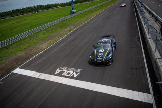 SRO America, New Orleans Motorsports Park, New Orleans, LA, May 2022.#24 Aston Martin Vantage AMR GT4 of Gray Newell and Ian James, Heart of Racing Team, GT4 America, Pro-Am
 | SRO Motorsports Group