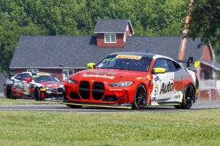#51 BMW M4 GT4 of JCD Dubets and Zac Anderson, Auto Technic Racing, Pirelli GT4 America, Silver, SRO America, VIRginia International Raceway, Alton VA, June 2023.
 | Brian Cleary/SRO