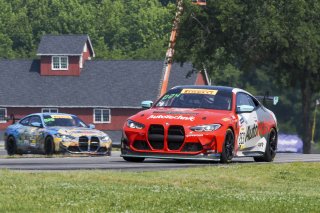 #253 BMW M4 GT4 of Rob Walker and Satakal Khalsa, Auto Technic Racing, Pirelli GT4 America, Am, SRO America, VIRginia International Raceway, Alton VA, June 2023.
 | Brian Cleary/SRO