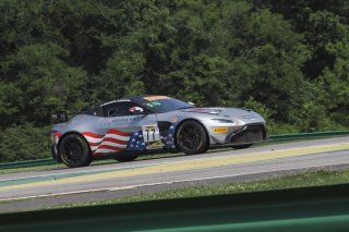 #77 Aston Martin Vantage AMR GT4 of Paul Kiebler and Jon Branam, TR3 Racing, Pirelli GT4 America, Am, SRO America, VIRginia International Raceway, Alton VA, June 2023.
 | Brian Cleary/SRO