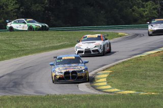 #438 BMW M4 GT4 of Robert Mau and Chris Allen, STR38 Motorsports, Pirelli GT4 America, Am, SRO America, VIRginia International Raceway, Alton VA, June 2023.
 | Brian Cleary/SRO