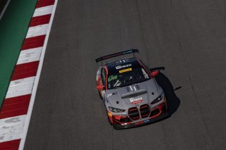 #44 BMW M4 GT4 of Colin Garrett and Johan Schwartz, Rooster Hall Racing, Pirelli GT4 America, Pro-Am, SRO America, Circuit of the Americas, Austin TX, May 2023.
 | Brian Cleary/SRO