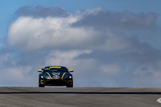 #26 Aston Martin Vantage AMR GT4 of Hannah Grisham and Riana O'Meara-Hunt, Heart of Racing Team, Pirelli GT4 America, Am, SRO America, Circuit of the Americas, Austin TX, May 2023.
 | Brian Cleary/SRO