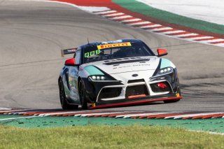 #68 Toyota Gazoo Racing GR Supra GT4 of Kevin Conway and John Geesbreght, Smooge Racing, Pirelli GT4 America, Silver, SRO America, Circuit of the Americas, Austin TX, May 2023.
 | Brian Cleary/SRO