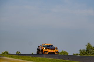 #19 Porsche 718 Cayman GT4 RS Clubsport of Francis Selldorff and Andrew Davis, ACI Motorsports, Pirelli GT4 America, Pro-Am, SRO America, Road America, Elkhart Lake, WI, August 2023.
 | Brian Cleary/SRO