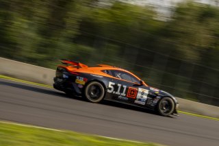 #8 Aston Martin Vantage AMR GT4 of Elias Sabo and Andy Lee, Flying Lizards Motorsports, Pirelli GT4 America, Pro-Am, SRO America, Road America, Elkhart Lake, WI, August 2023.
 | Brian Cleary/SRO