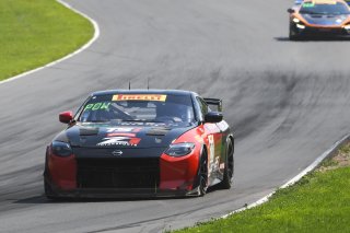 #22 Nissan Z GT4 of Eric Powell and Colin Harrison, Techsport Racing, Pirelli GT4 America, Am, SRO America, Road America, Elkhart Lake, WI, August 2023.
 | Brian Cleary/SRO