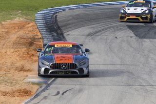 #35 Mercedes-AMG GT4 of Custodio Toledo and Cedric Sbirrazzuoli, Conquest Racing, Pirelli GT4 America, Am, SRO America, Sebring International Raceway, Sebring, FL, September 2023.
 | Brian Cleary/SRO