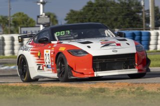 #23 Nissan Z GT4 of Bryan Heitcotter and Tyler Stone, Techsport Racing, Pirelli GT4 America, Pro-Am, SRO America, Sebring International Raceway, Sebring, FL, September 2023.
 | Brian Cleary/SRO