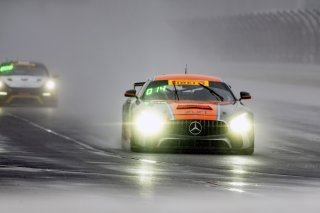 #35 Mercedes-AMG GT4 of Custodio Toledo and Cedric Sbirrazzuoli, Conquest Racing, Pirelli GT4 America, Am, SRO America, Indianapolis Motor Speedway, Indianapolis, IN, October 2023.
 | Brian Cleary/SRO