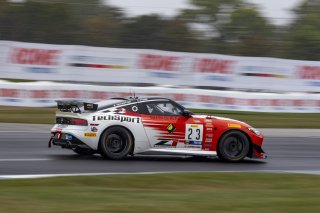 #23 Nissan Z GT4 of Bryan Heitcotter and Tyler Stone, Techsport Racing, Pirelli GT4 America, Pro-Am, SRO America, Indianapolis Motor Speedway, Indianapolis, IN, October 2023.
 | Brian Cleary/SRO