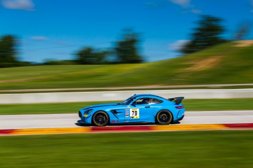 #79 Mercedes-AMG GT4 of Christopher Gumprecht, C.G. Racing Inc, GT4 Sprint Am,   SRO America, Road America,  Elkhart Lake,  WI, July 2020. | Fabian Lagunas/SRO