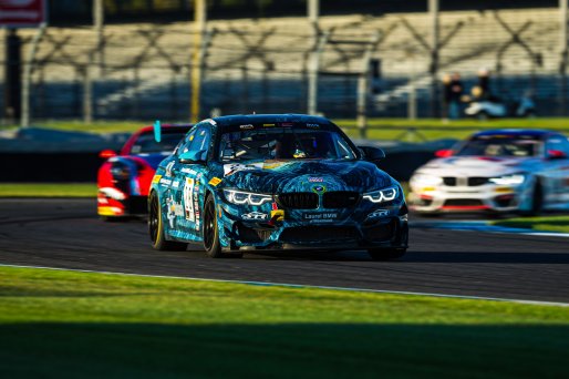 #28 BMW M4 GT4 of Nick Wittmer and Harry Gottsacker, ST Racing, GT4 SprintX, IN, Indianapolis, Indianapolis Motor Speedway, SRO, September 2020.
 | Fabian Lagunas/SRO