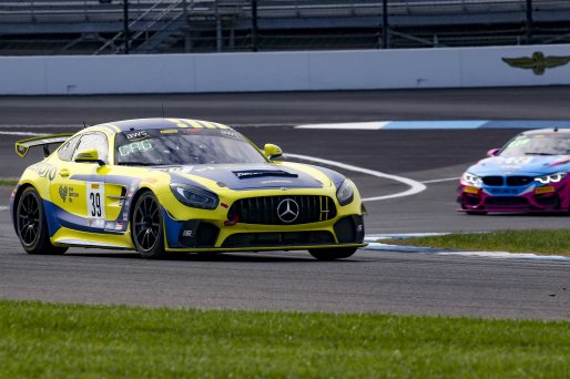 #39 Mercedes-AMG GT4 of Chris Cagnazzi and Guy Cosmo, RENNtech Motorsports, Pro-Am, Pirelli GT4 America, SRO, Indianapolis Motor Speedway, Indianapolis, IN, USA, October 2021
 | Brian Cleary/SRO
