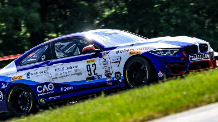 Three Podium Finishes for Fast Track Racing/Classic BMW in BMW M4 GT4 Cars