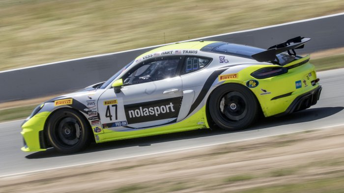 NOLASPORT Leads GT4 America Competitors in First Practice Session At Sonoma