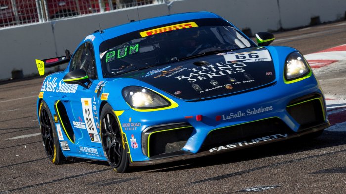 Pumpelly, Brynjolfsson Post Fast Laps in PGT4 Practice at St. Petersburg