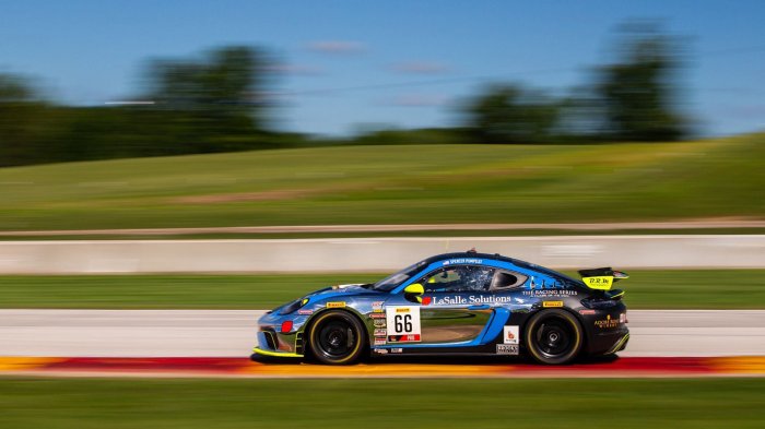 Pumpelly Outduels Cooper To Take Exciting Pirelli GT4 America Sprint Race 2 Victory at Road America
