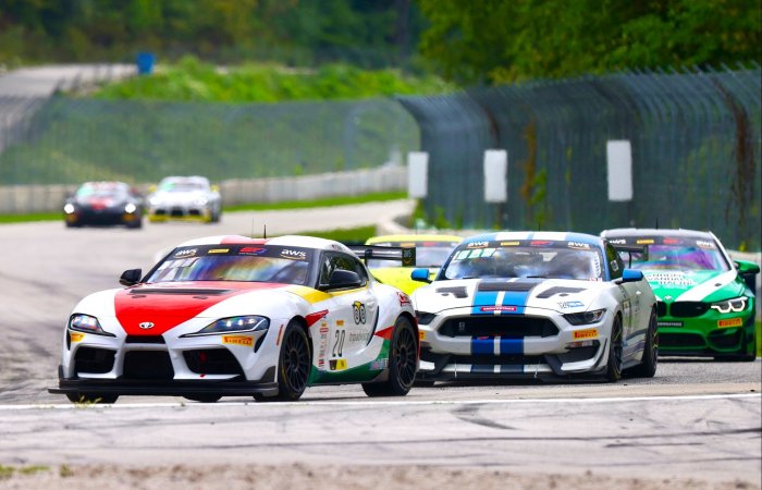 Toyota to the Top -- Borcheller Quickest Overall in the First Practice Session at Road America; Telitz and Geesbreght set the pace in Silver and Pro-Am