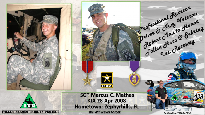 Robert Mau Supports Local Fallen Veteran Sgt. Marcus Mathes