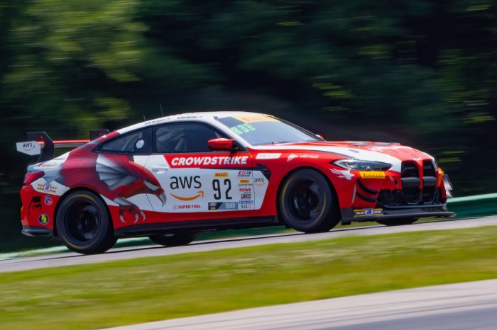 GT4 America Takes Charge in Practice One at VIRginia International Raceway