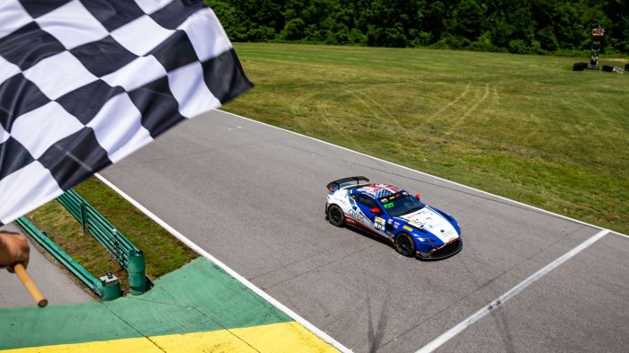 BSport Aston Martin Claims Victory In Action-Packed Race 2 from VIR
