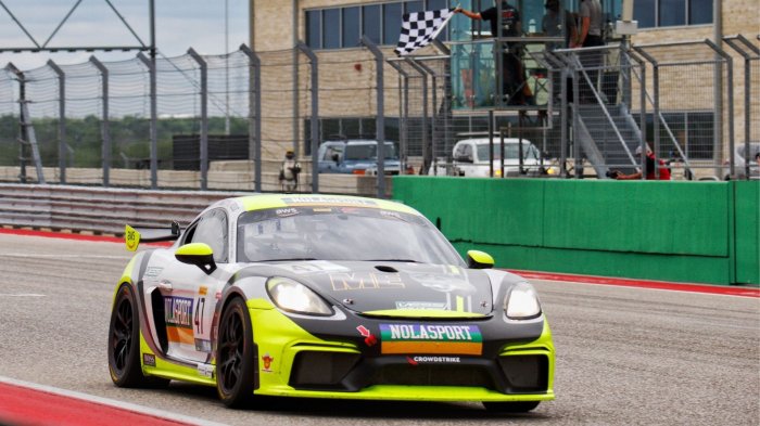 NOLASPORT Porsche Dominates Red Flag-Affected Race 1 at Circuit of the Americas