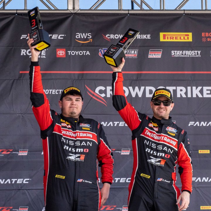 TechSport Racing Podiums with Five of the Six Entries at Sonoma